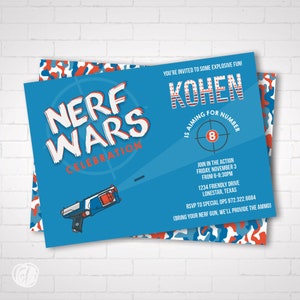 Nerf Wars Birthday Party