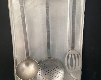 Estante para herramientas colgante francés vintage
