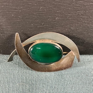 Scandinavian Designer Silver Brooch