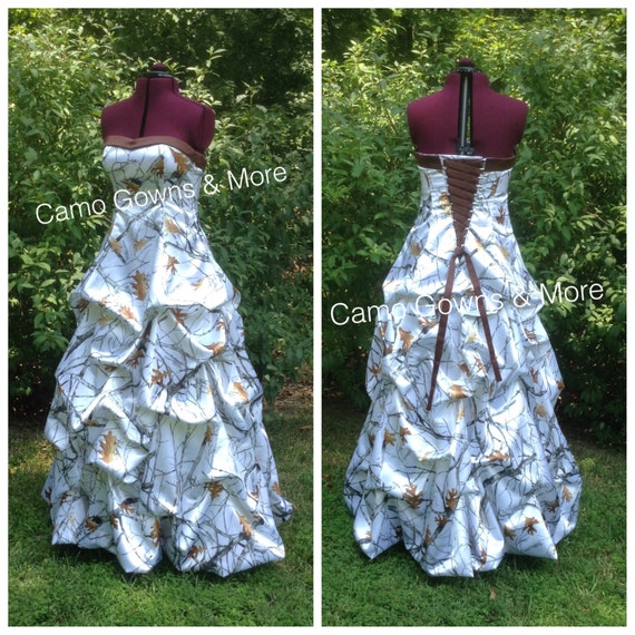 Camo Wedding Dress Camo Prom Dress Etsy