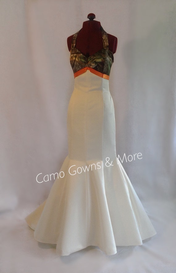 Camo Wedding Dress Etsy