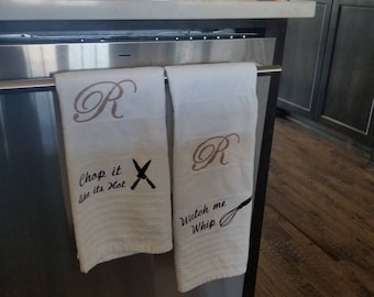 Fun pop-culture kitchen towels