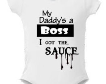 Street Baby Onesie - Daddy's a Boss