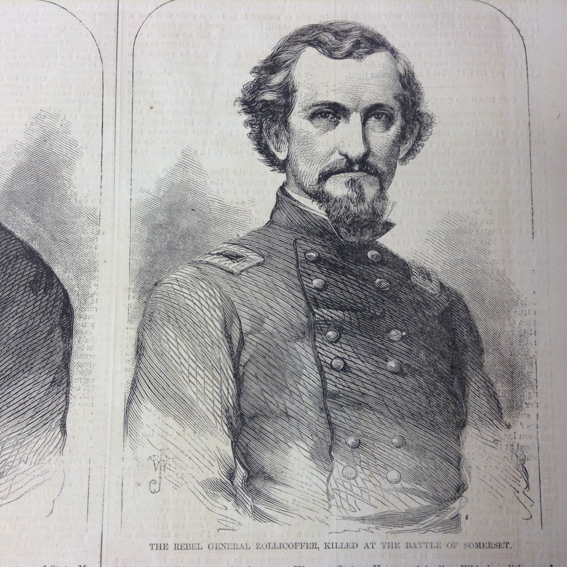 Edwin Stanton Rebel General Zollicoffer Ship Island Etsy