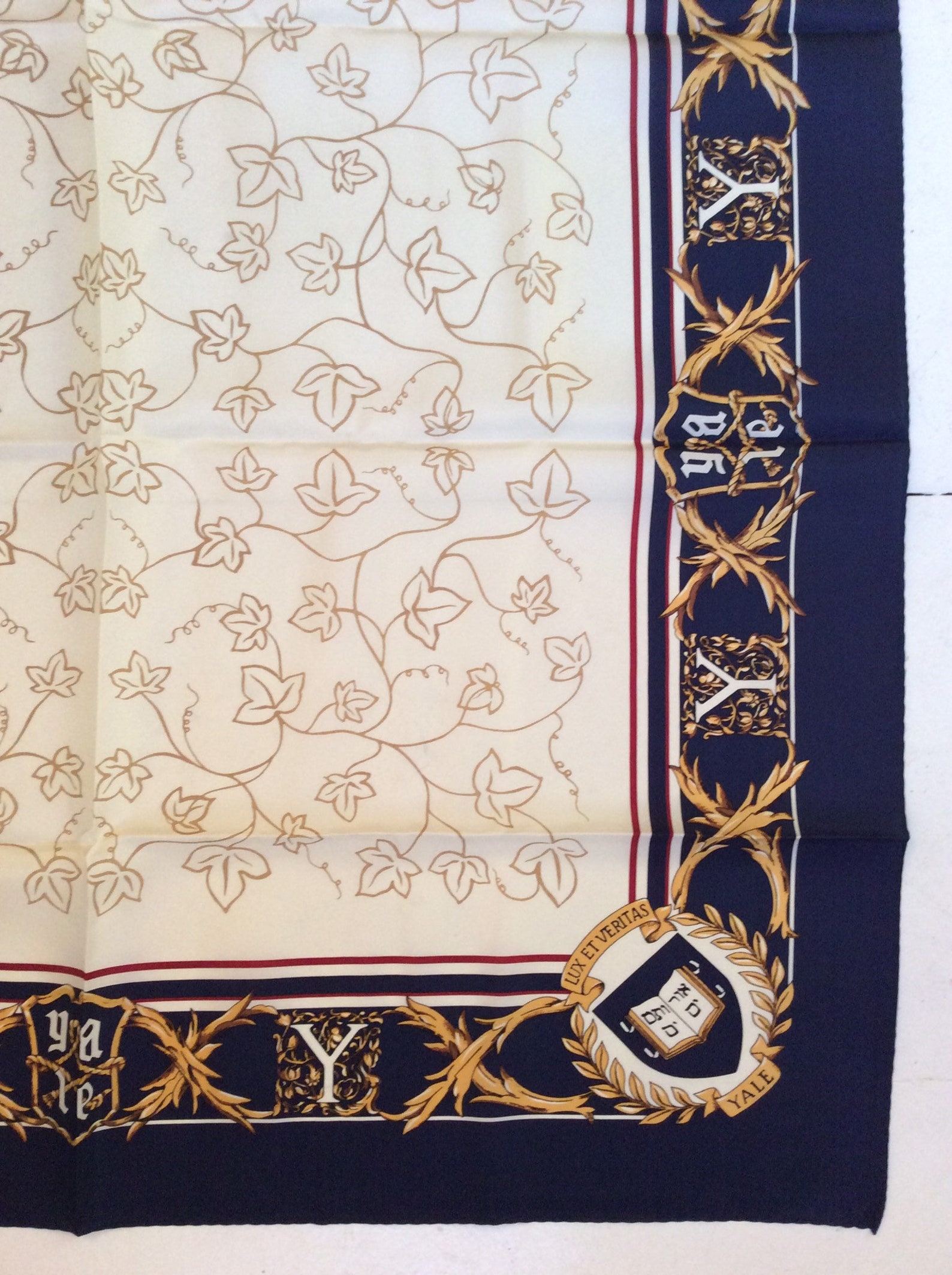 Yale University Silk Scarf The Rah-Rah Legacy Collection | Etsy