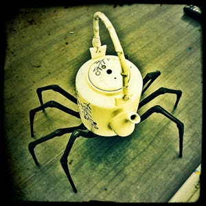 Spider teapot holder