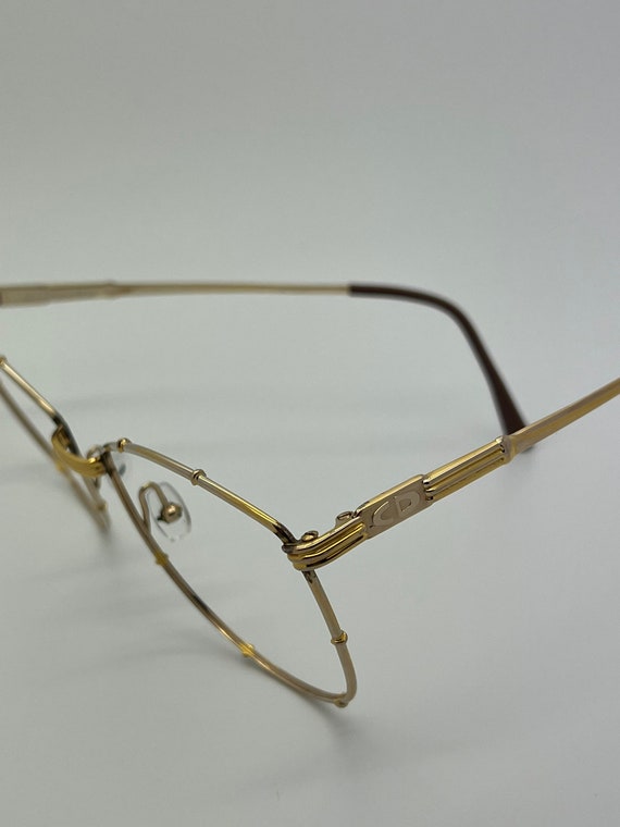 Vintage Christian Dior Gold Plated Eyeglass Frames Mod 2472 SIN