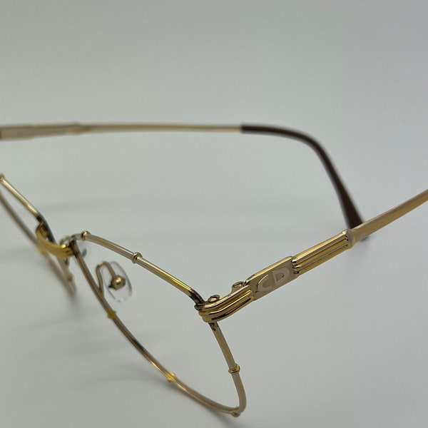 vintage Christian Dior Lunettes PlaquéEs Or Montures Mod 2472 NO LENSES