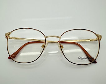 Yves Saint Laurent ヴィンテージ メガネフレーム サイドロゴ YvesSaintLaurent イヴサンローラン 眼鏡フレーム メガネ サイドロゴ