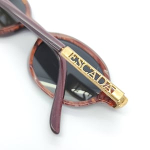 Vintage Escada Burgundy Sunglasses Mod F038