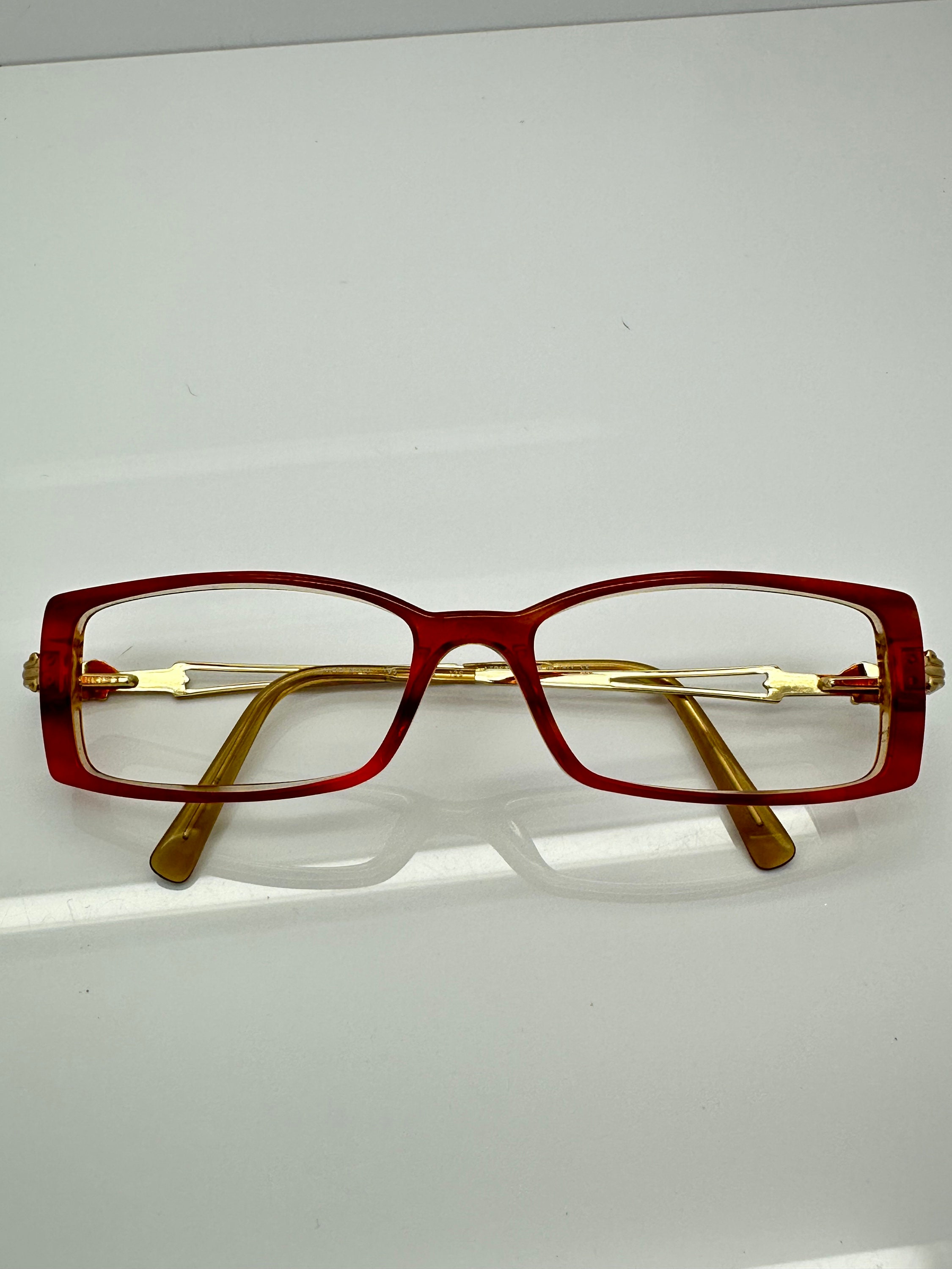 ヴィンテージ ヴェルサーチ オレンジ ゴールド メデューサ 眼鏡