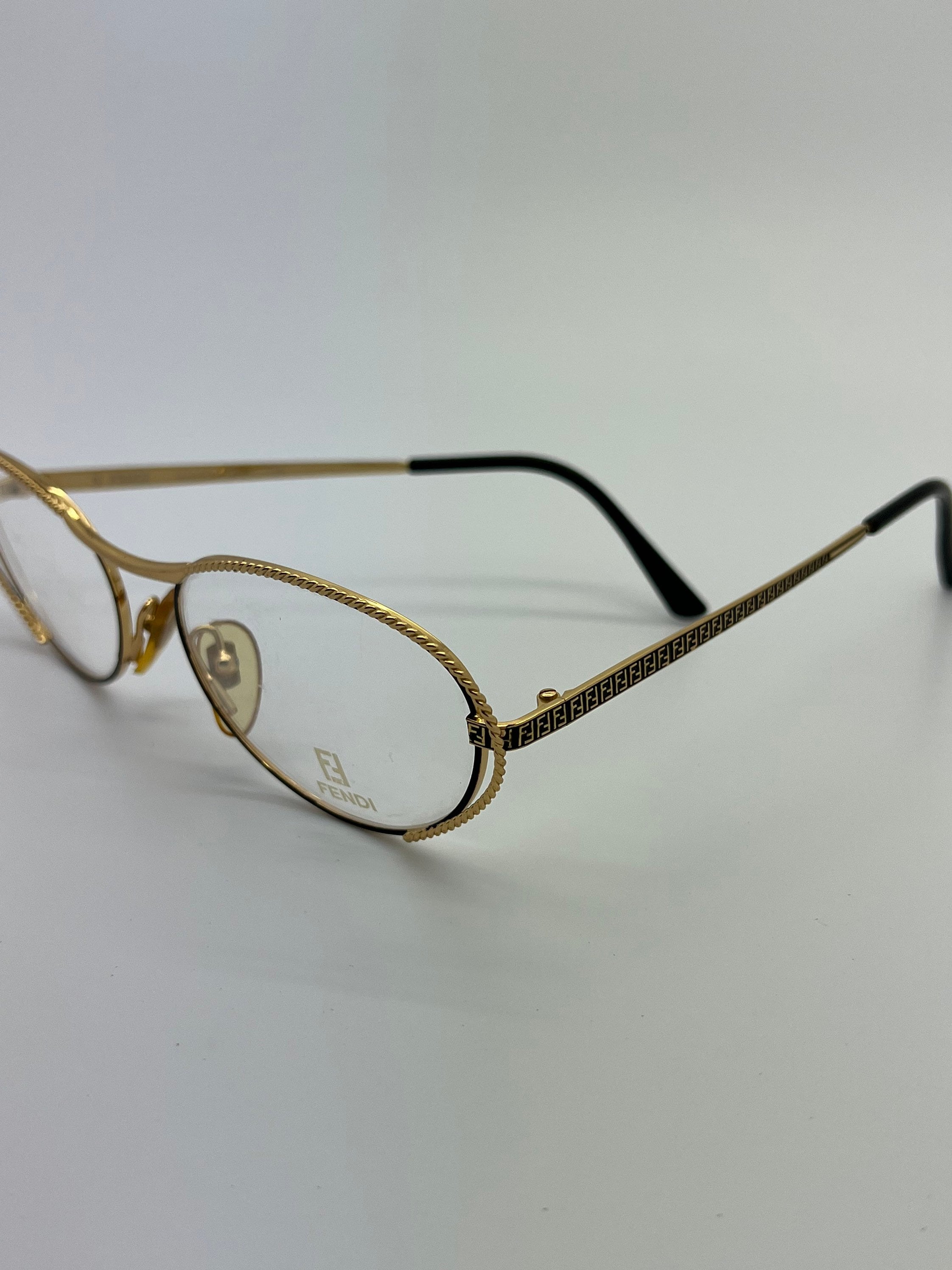 FENDI Vintage Eyeglasses!! Fendi FV 168 COL 049 Vintage 80s Glasses Frames – Ed & Sarna  main image 3
