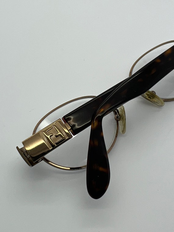Vintage Fendi Brown Bronze Eyeglass Frames Mod FS3