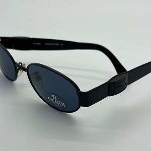 Vintage New Old Stock Fendi Black Sunglasses Mod SL7211