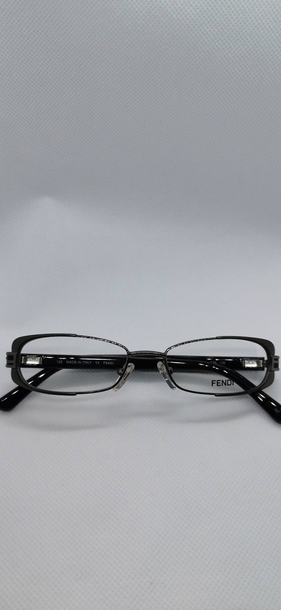 Vintage New Old Stock Fendi Black Gray Eyeglass F… - image 4