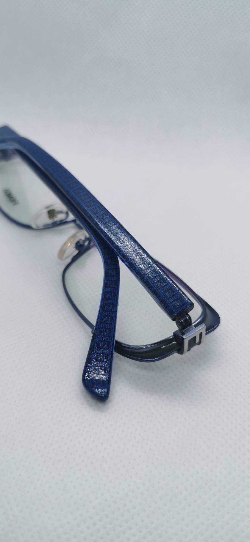 Vintage New Old Stock Fendi Blue Monogram Eyeglass Frames  display picture 2