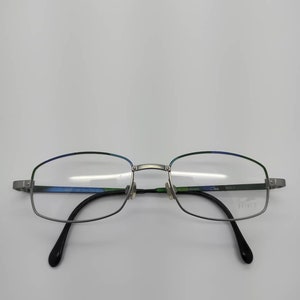 Vintage Cazal Point 2 Blue Green Eyeglass Frames Mod 1132 DEMO LENSES