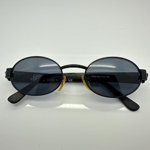 Vintage New Old Stock Gianni Versace Black Medusa Sunglasses Mod X35