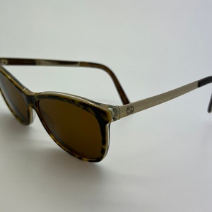 Vintage Gucci Gold Tortoise Eyeglass Frames Mod GG 3675 RX LENSES