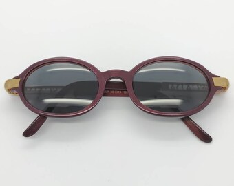 Vintage Escada Burgundy Sunglasses Mod F038 - Etsy display picture 3