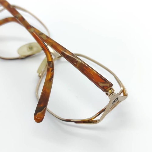 Vintage Fendi Blonde Tortoise Gold Eyeglass Frames Mod F20 shops NO LENSES
