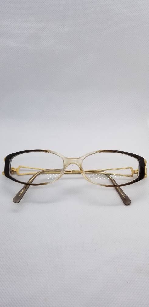 Vintage Versace Gold Eyeglass Frames Mod V79 RX LENSES | Etsy