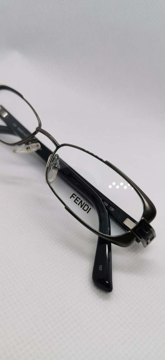 Vintage New Old Stock Fendi Black Gray Eyeglass F… - image 6