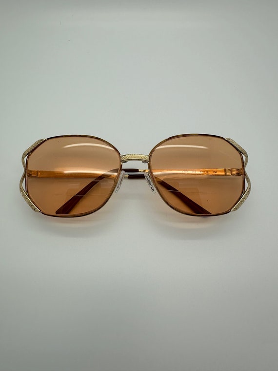 Vintage Valentino Gold Eyeglass Frames Mod V379