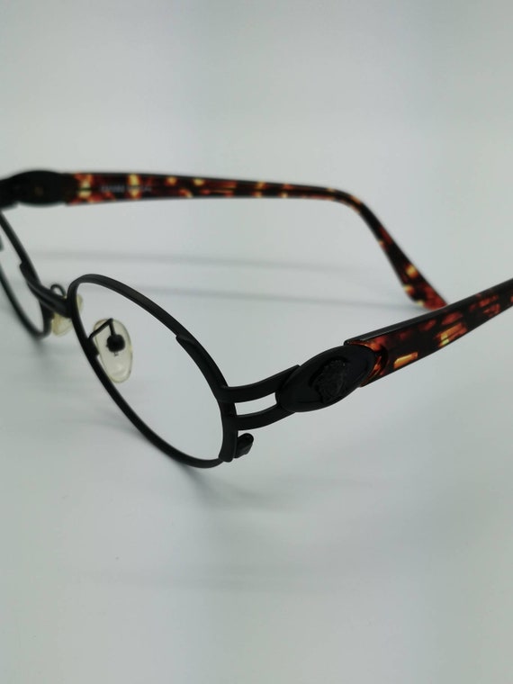 Vintage Like New Gianni Versace Black Tortoise Me… - image 3