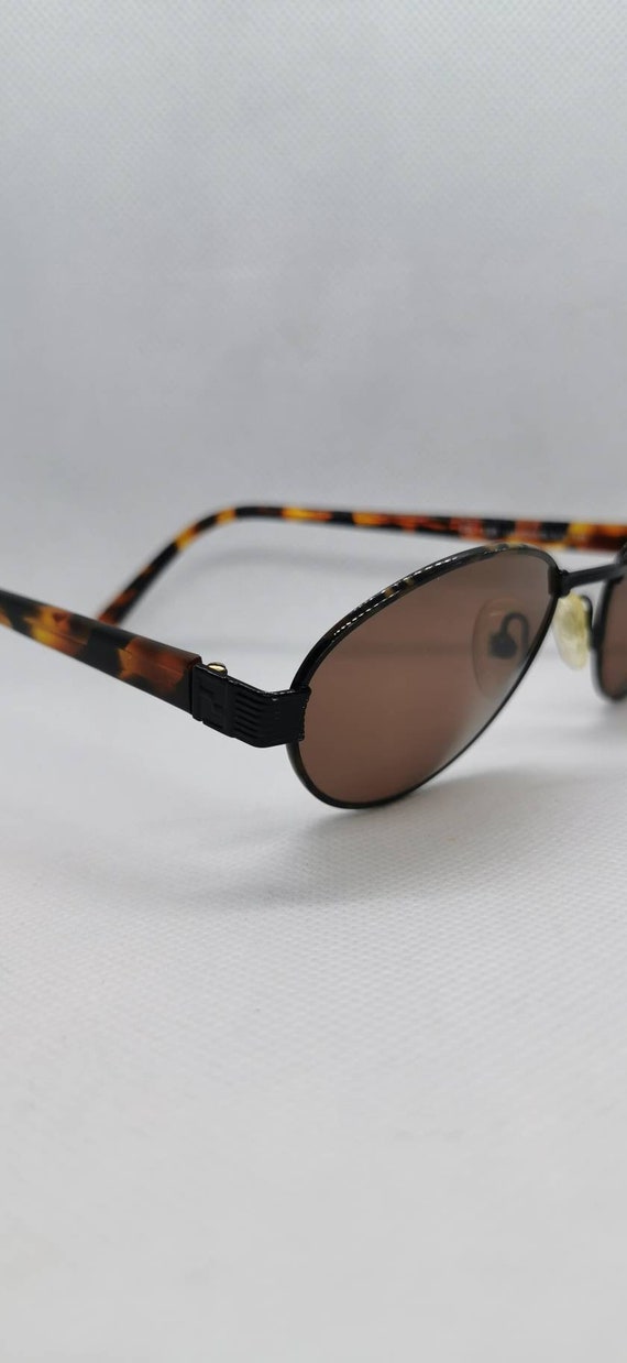 Vintage Fendi Tortoise Black Sunglasses FS 135