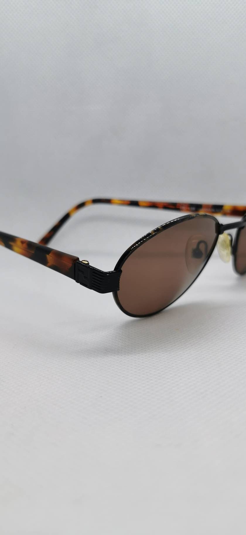 Vintage Fendi Tortoise Black Sunglasses FS 135 Etsy