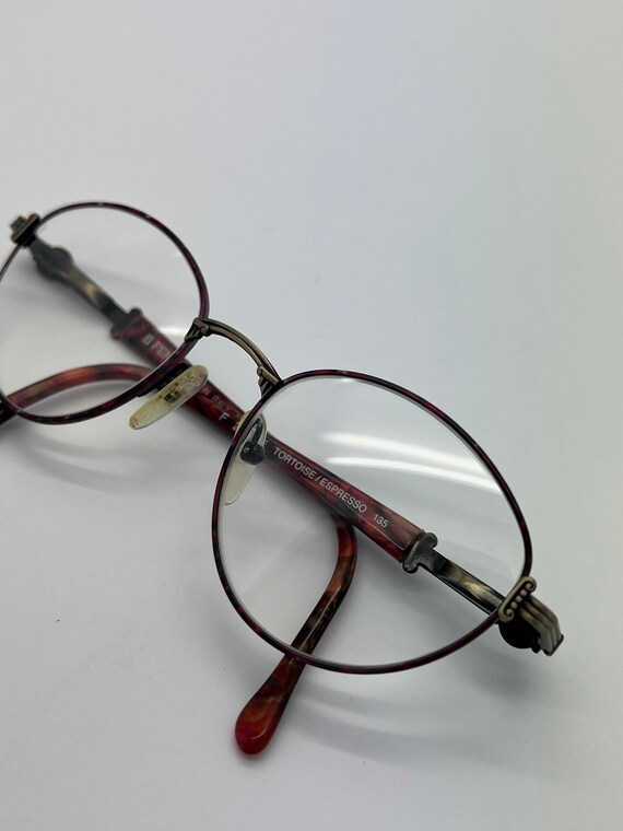 Vintage Fendi Black Rose Tortoise Eyeglass Frames Mod F29 RX  display picture 2