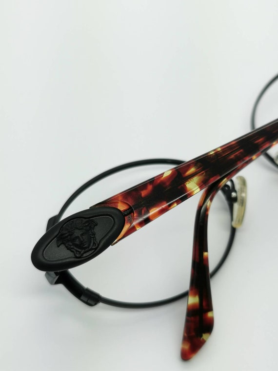 Vintage Like New Gianni Versace Black Tortoise Me… - image 4