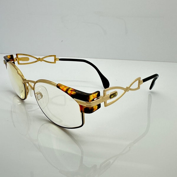 Vintage Cazal Gold Tortoise Eyeglass Frames Mod 253 RX LENSES