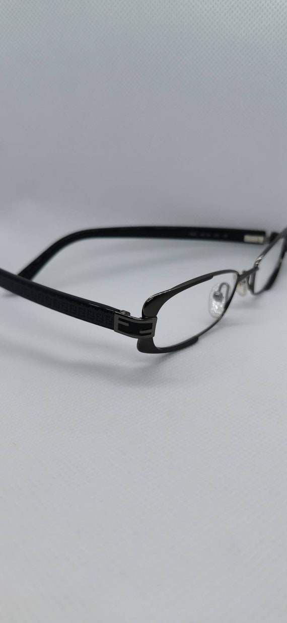 Vintage New Old Stock Fendi Black Gray Eyeglass F… - image 5