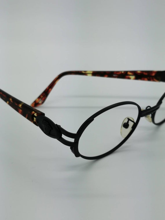 Vintage Like New Gianni Versace Black Tortoise Me… - image 7