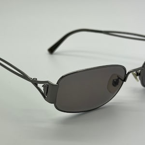 Vintage Versace Medusa Gunmetal Oprawki do okularów Mod N83 RX SOCZEWKI