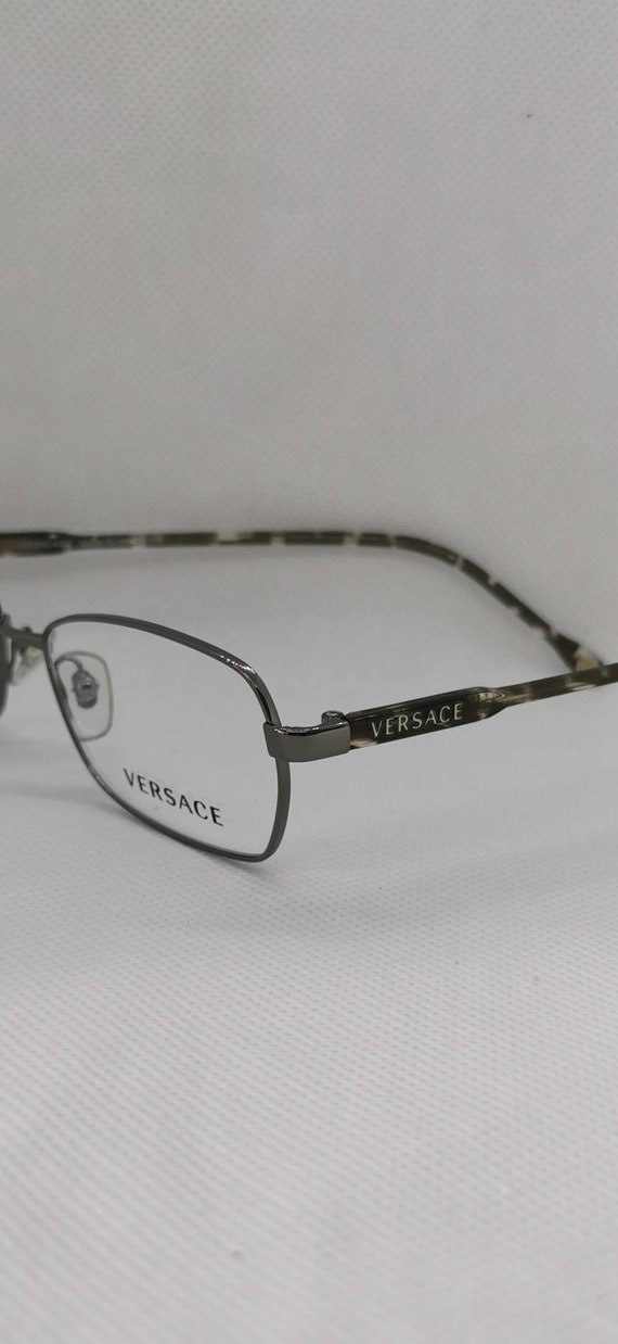 Vintage New Old Stock Versace Gray Tortoise Eyegl… - image 1