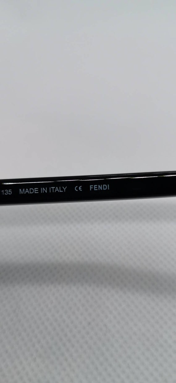 Vintage New Old Stock Fendi Black Gray Eyeglass F… - image 8