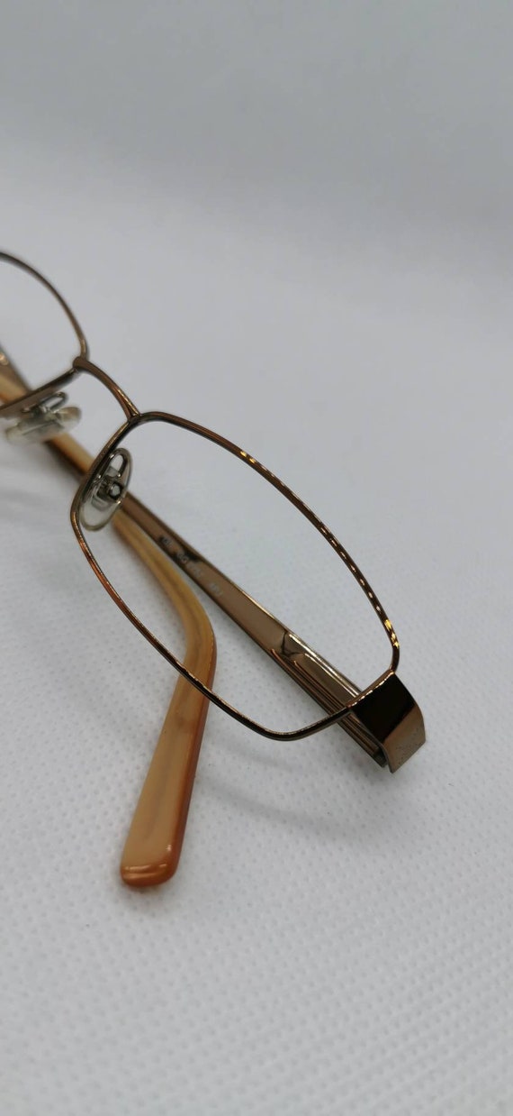 Vintage Gucci Bronze Monogram Eyeglass Frames Mod… - image 2