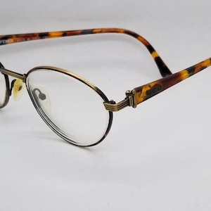Vintage Fendi Antique Bronze Tortoise Eyeglasses Frames Mod F23 RX LENSES