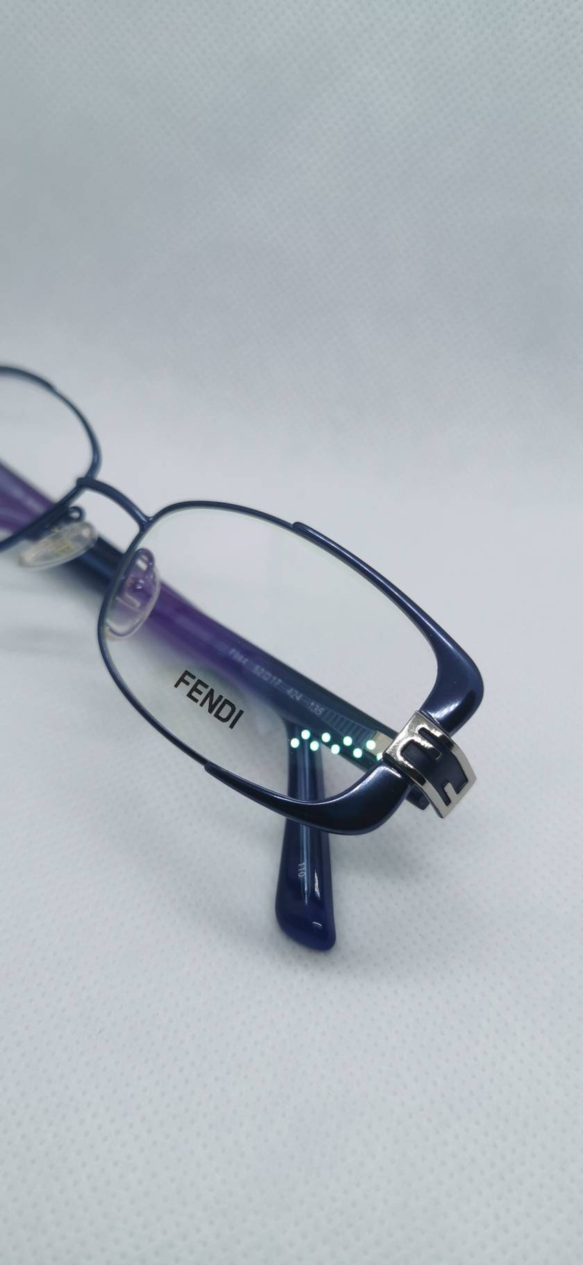 Vintage New Old Stock Fendi Blue Monogram Eyeglass Frames  display picture 1