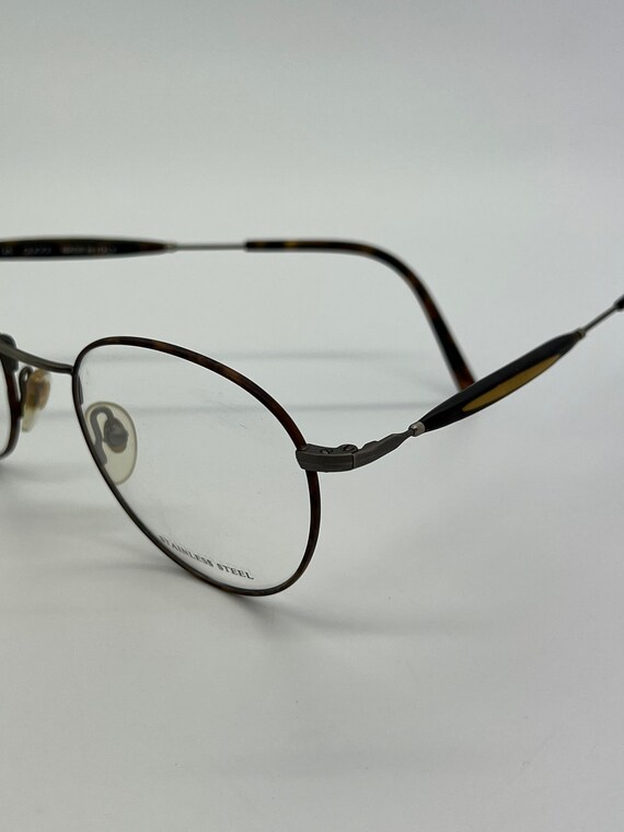 Vintage New Old Stock Gucci Tortoise Gold Eyeglas… - image 2
