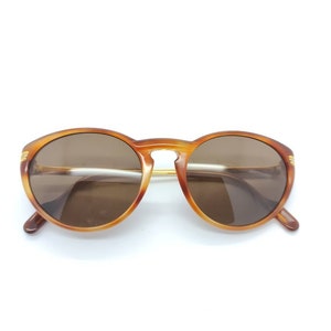 Vintage 90s Cartier Jasper Gold Sunglasses