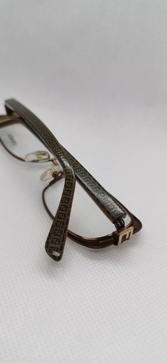 Vintage New Old Stock Fendi Bronze Monogram Eyegl… - image 7