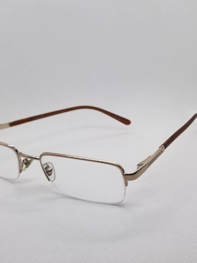 versace semi rimless glasses