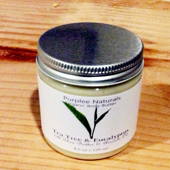 Natural Organic Facial Cream {TEA TREE & EUCALYPTUS} Botanical
