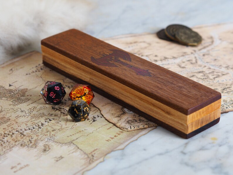 Pathfinder Rpg Gift D D Wood Dice Box Wooden Dice Case Tabletop Games Dungeons And Dragons Engraved Wood And Resin Dice Vault For Dnd Toys Games Role Playing Games Pathfinder Rpg Gift D D Wood Dice Box Wooden Dice Case Tabletop Games Dungeons And Dragons Engraved Wood And Resin Dice Vault For Dnd Toys Games Role Playing Games