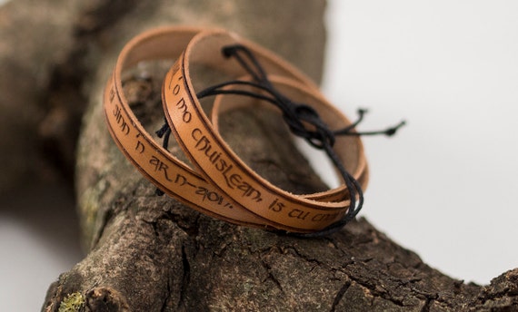 Leder Armband Outlander Zitat Celtic Ehe Outlander Etsy