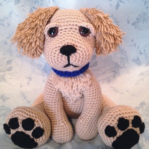 PATTERN: Golden Retriever Pouty Puppy Amigurumi